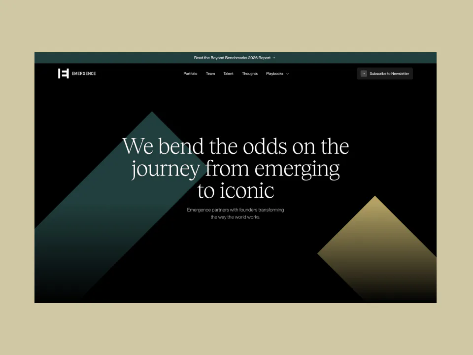 Emergence Capital — project screenshot